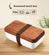 Japanese Wood Bento Box - Minihomy