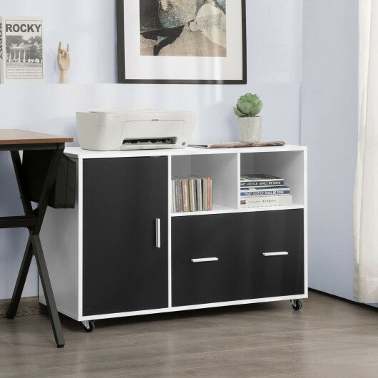 Lateral Mobile File Storage Cabinet - Minihomy