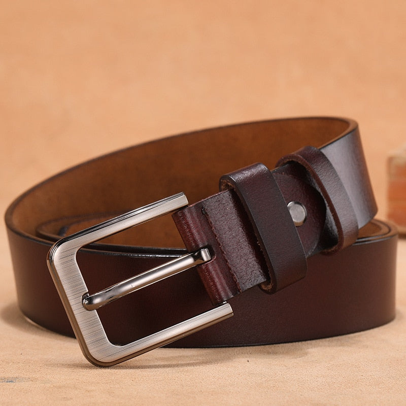 Casual wild two-layer leather belt - Minihomy