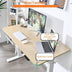 48 Inches Electric Standing Adjustable Desk with Control Panel and USB Port-Beige - Color: Beige - Minihomy