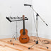 30 Notes Percussion with Practice Pad Mallets Sticks Stand - Color: Black - Minihomy