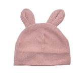 Cute Sweet Girl With Small Milk Bunny Ears Knitted Woolen Hat