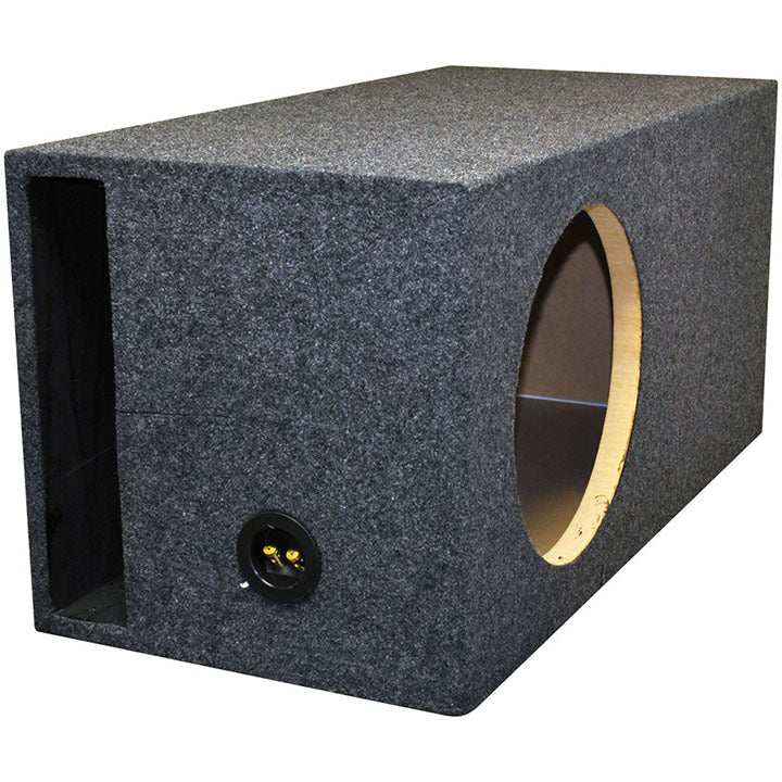 Qpower Single 15" Side Ported SPL Xtra Large Heavy Duty Empty Square Woofer Box