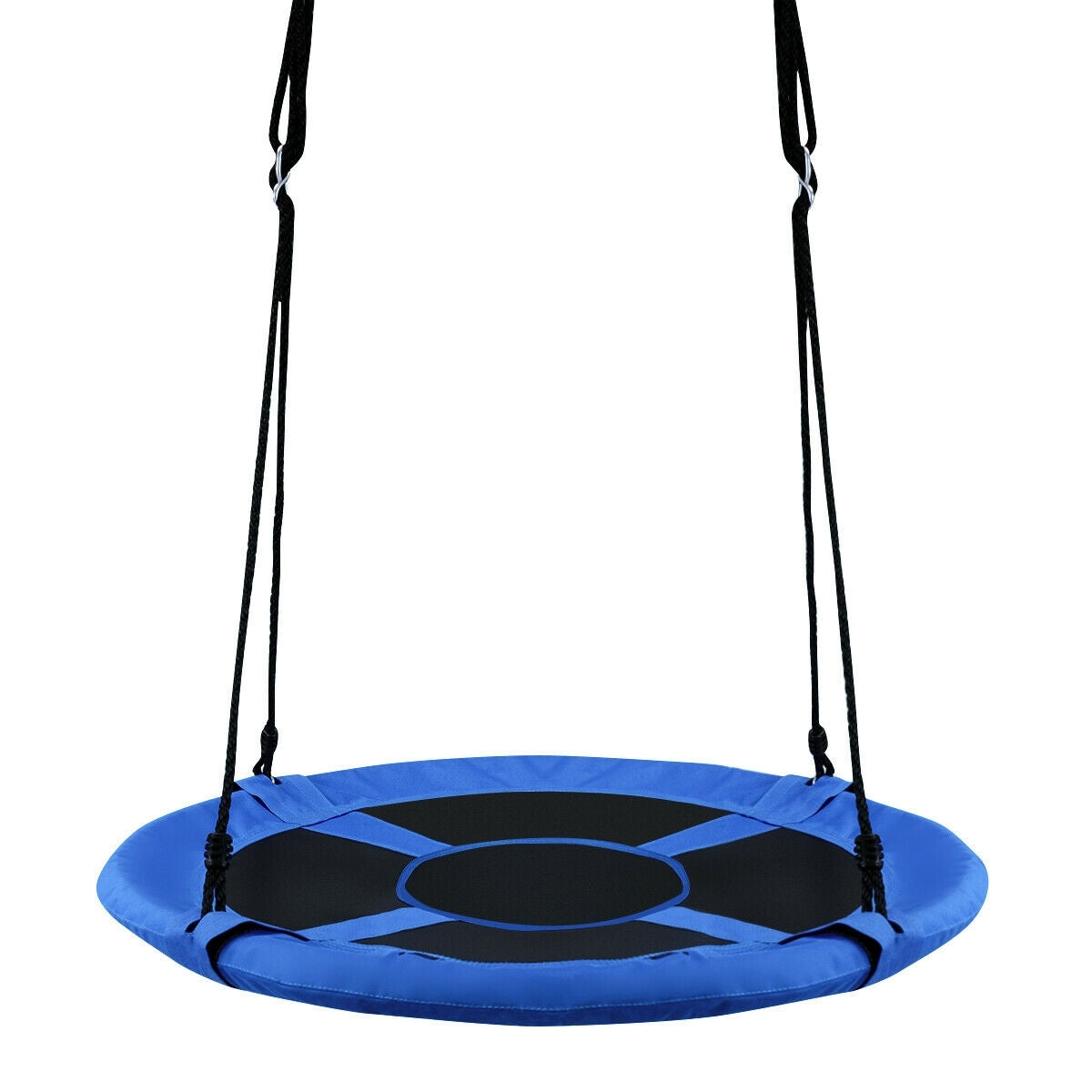 40 Inch Flying Saucer Tree Swing Indoor Outdoor Play Set-Blue - Color: Blue - Minihomy