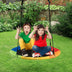 40 Inch Flying Saucer Tree Swing Outdoor Play for Kids - Color: Multicolor - Minihomy