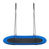 60 Inch Saucer Surf Outdoor Adjustable Swing Set-Blue+Black - Color: Blue - Minihomy