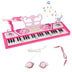 49 Keys Kids Piano Keyboard for Kids 3+-Pink - Color: Pink - Minihomy