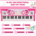 49 Keys Kids Piano Keyboard for Kids 3+-Pink - Color: Pink - Minihomy