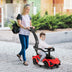 3 in 1 Licensed Lamborghini Ride Walking Toy Stroller-Red - Color: Red - Minihomy