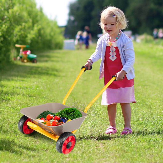 2-Wheeler Toy Cart with Steel Construction for Boys and Girls Age 2 + - Color: Multicolor