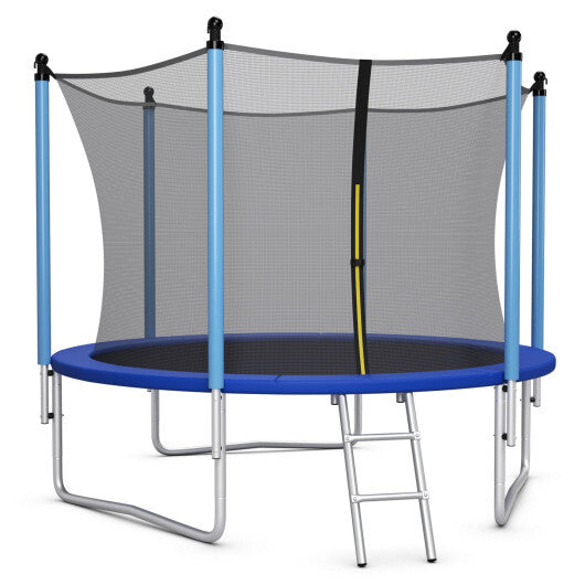 Outdoor Trampoline with Safety Closure Net-15 ft - Color: Multicolor - Size: 15 ft