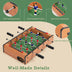 20 Inch Indoor Competition Game Soccer Table - Minihomy