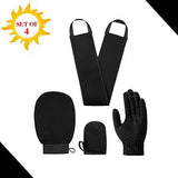 Self Tanning Mitt Applicator Kit 4 In 1 Self Applicator Set With Exfoliating Glove - Minihomy