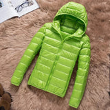 Slim Portable Short And Thin Down Jacket Women