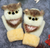 Cartoon Animal Autumn And Winter Warm Mittens - Minihomy