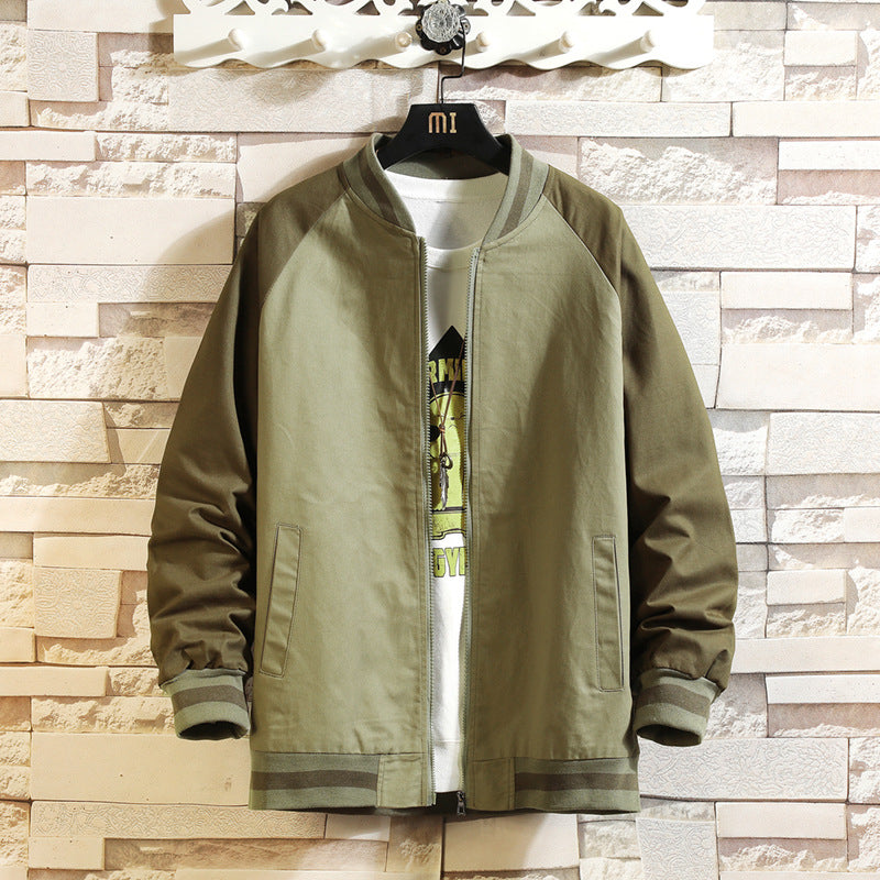 Men Casual Color Block Jacket - Minihomy