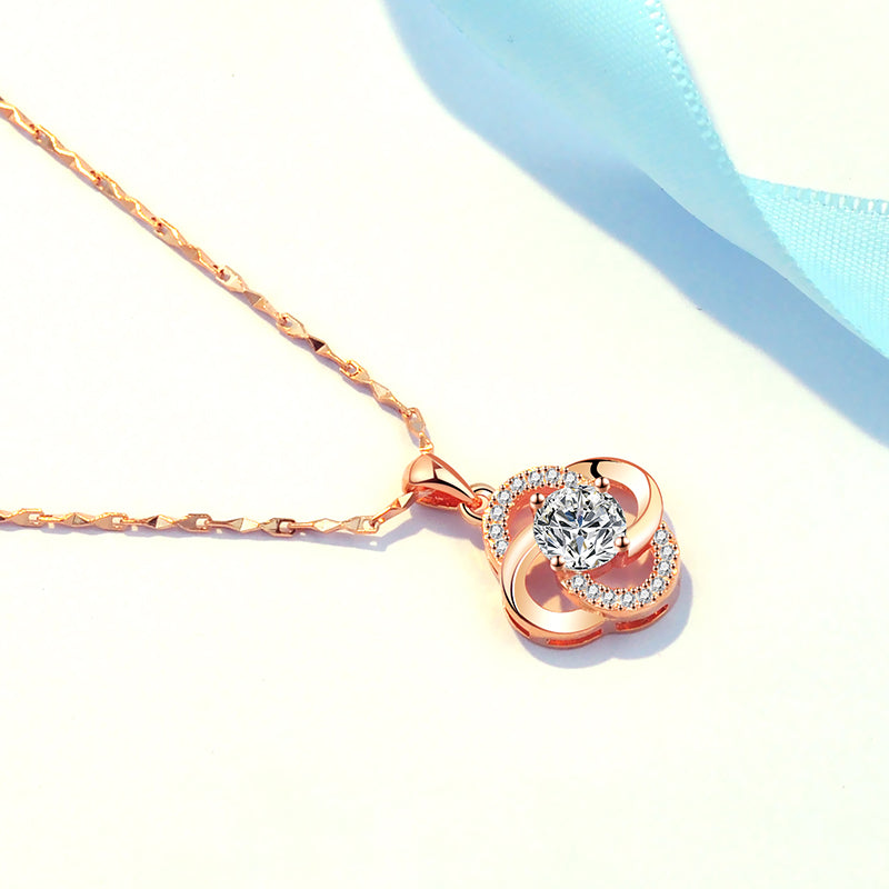 Necklace Female Clover Clavicle Chain For Girlfriend - Minihomy