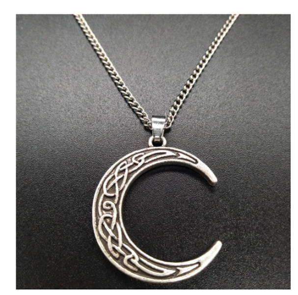 Electroplating Elegant Moon Charm Zinc Alloy Popular Necklace - Minihomy