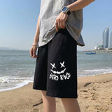 Summer Shorts Men's Korean Trend Loose Hong Kong Style Straight Sports Pants