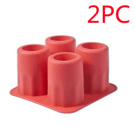 Silicone Ice Maker Mould Bar Party Drink Ice Tray Cool Shape Ice Cube Freeze Mold 4-Cup Ice Mold Cup