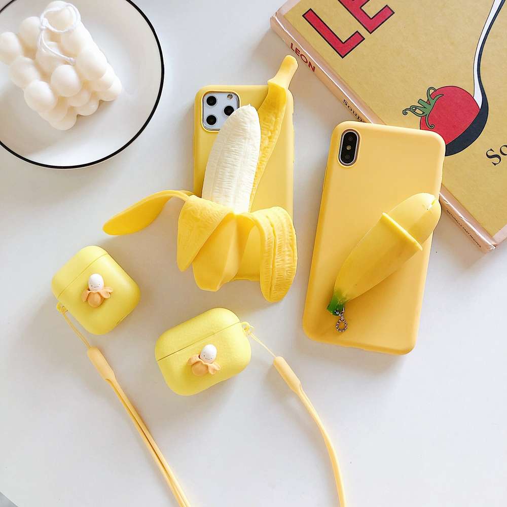 Creative Personality Squeeze The Banana Mobile Phone Case - Minihomy