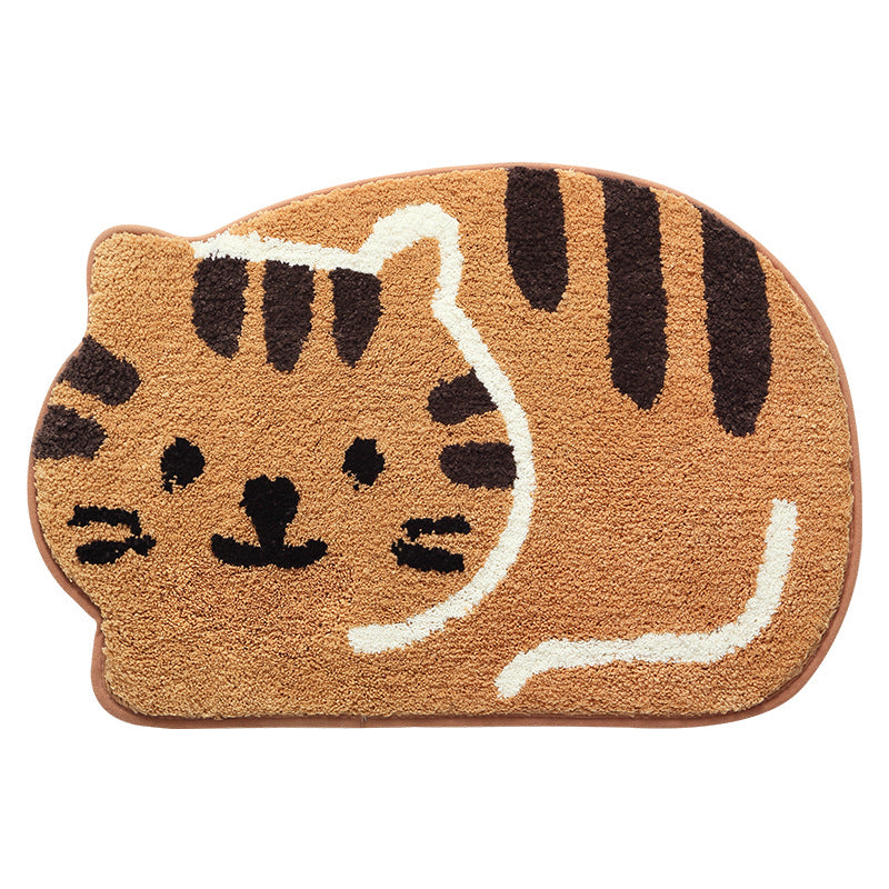 Cartoon Non-slip Floor Mats, Pet Carpets, Cat Mats, Sleeping Cat Cage Mats, Warm Cat Supplies - Minihomy