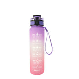 Transparent Flask Water Bottle 1000ml Bottled Bpa Free Infuser Plastic Milk Sports Clear Water Bottle - Minihomy