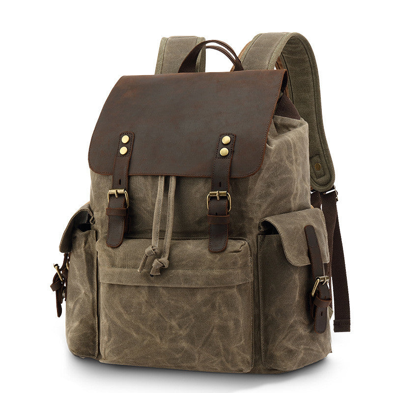 Canvas shoulder bag for men