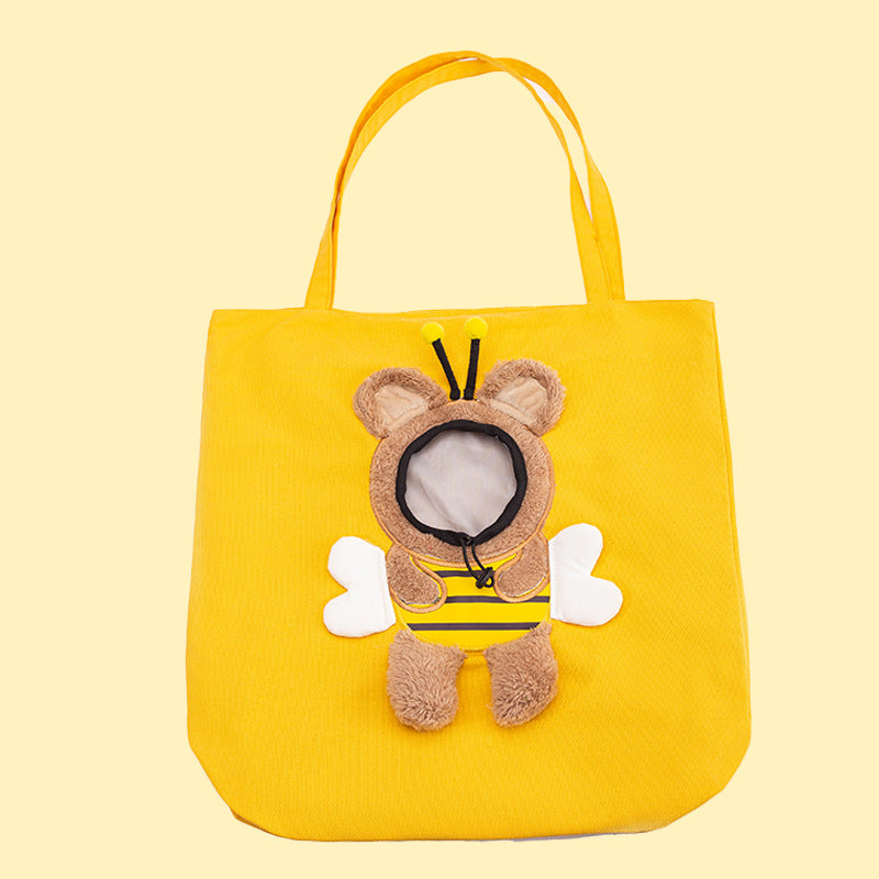 Bee Out Cute Canvas Pet Bag - Minihomy