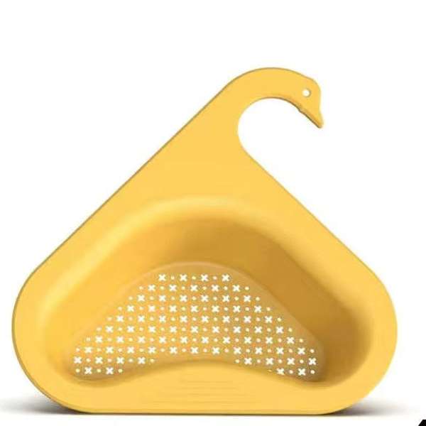 Household Sink Hanging Fruit And Vegetable Filter Water Drain Basket Kitchen Dry And Wet Separation Swan Drain Basket - Minihomy