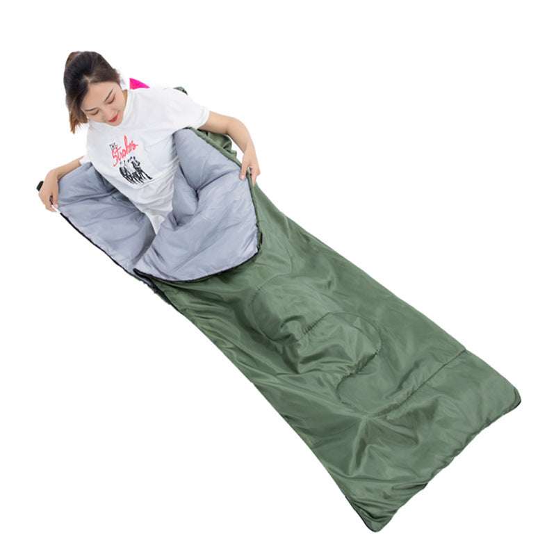 Outdoor Camping Adult Sleeping Bag Portable Light Waterproof Travel Hiking Sleeping Bag With Cap - Minihomy