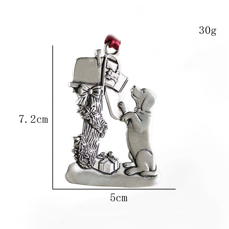 Metal Snowman Pendant Christmas Home Decoration - Minihomy