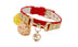 Lizard Pattern Double Buckle Leather Pet Collar - Minihomy