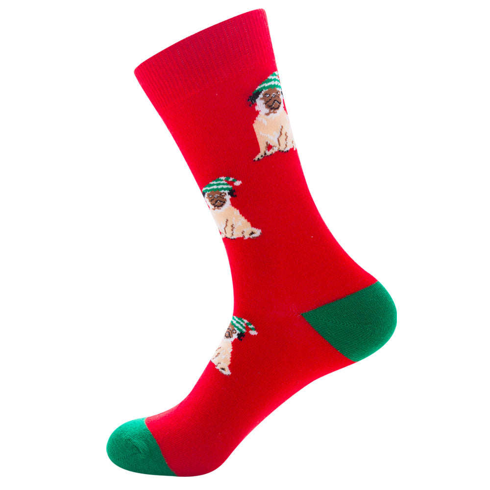 Christmas Socks Santa Claus Elk Socks - Minihomy