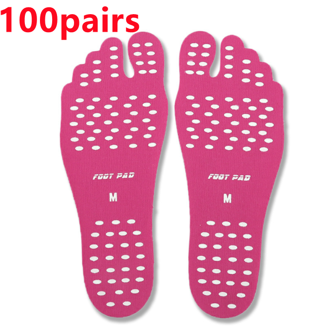 Beach Shoe Invisible Sticker Adhesive Beach Insoles Beach Pads SolesElastic Flexible Pool Barefoot Anti-slip Pads Men Women - Minihomy