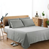 Four-piece Set Of Plain Bedclothes Sheets And Bedding