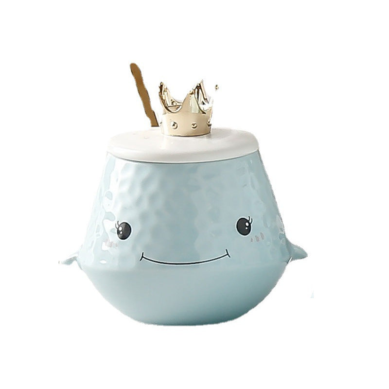 Cute Dolphin Baby Ceramic Water Cup Creative Cartoon