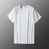 Men's Loose Round Neck Plus Size Short Sleeve T-shirt - Minihomy