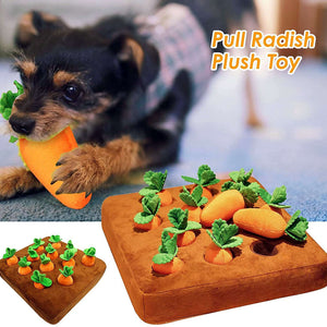 Pet Dog Toys Carrot Plush Toy Vegetable Chew Toy For Dogs Snuffle Mat For Dogs Cats Durable Chew Puppy Toy Dogs Accessories - Minihomy