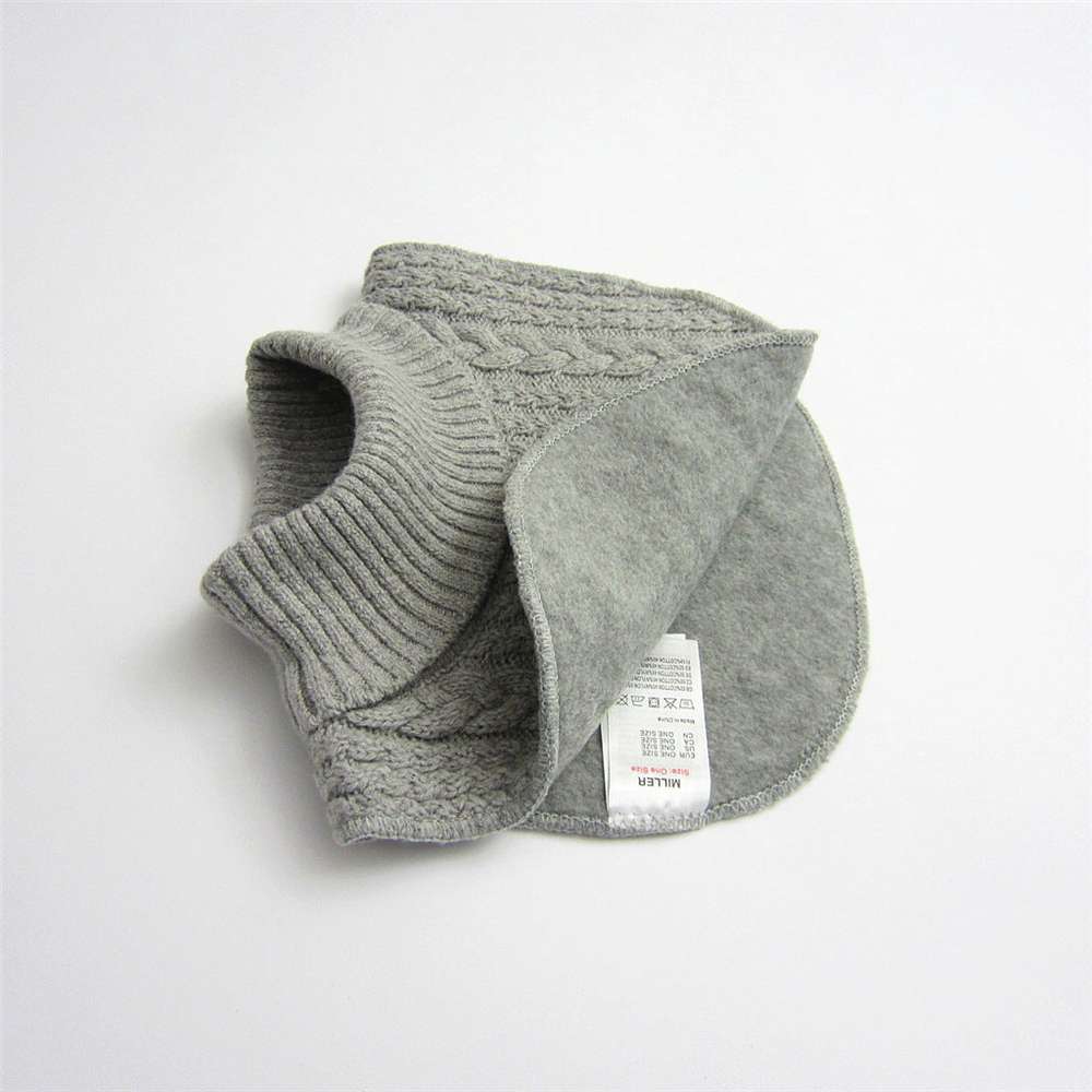 Children's Pullover Warm High-neck Knitted Scarf - Minihomy