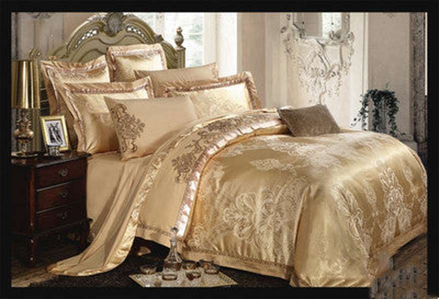 Ice Silk Jacquard High-end Linen And Cotton Bedding Set - Minihomy