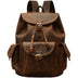 Handmade Crazy Horse Leather Backpack - Retro Style - Minihomy