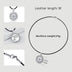 S925 Sterling Silver Compass Pendant Friendship Inspirational Necklace Graduation Gifts Jewelry