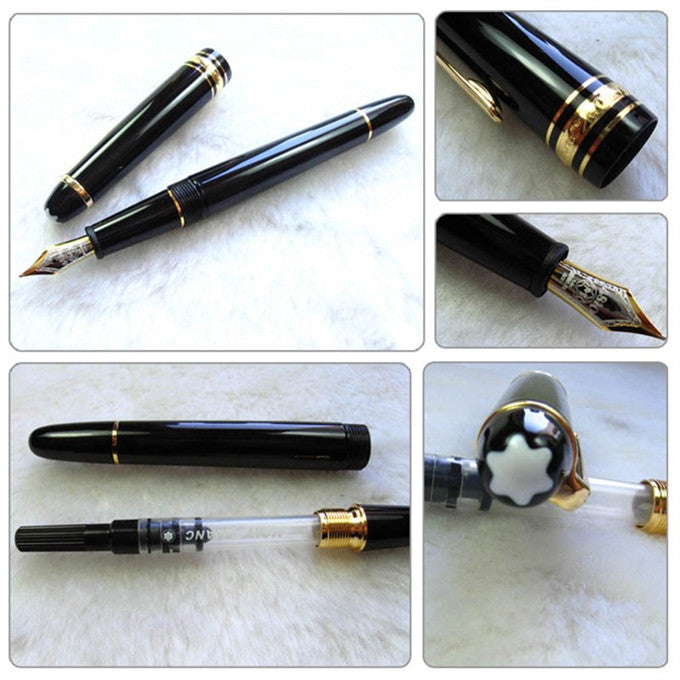 Ink Pen Two-color Nib Fountain Pen Signature Pen - Minihomy