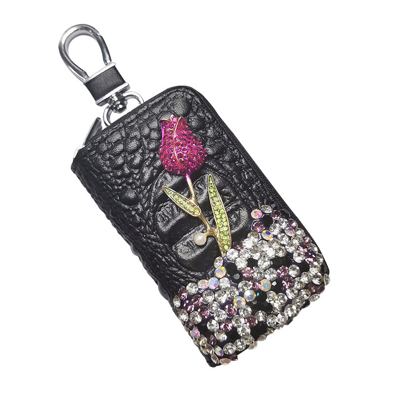 Flower-shaped Car Keychain Is Suitable  Remote Control Accessories - Minihomy