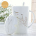 Creative Constellation Mark Ceramic Cup With Lid - Minihomy