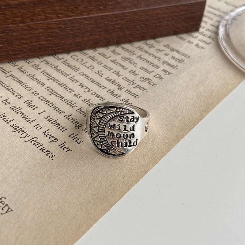 Personalized Retro Simple Carved Snake Ring