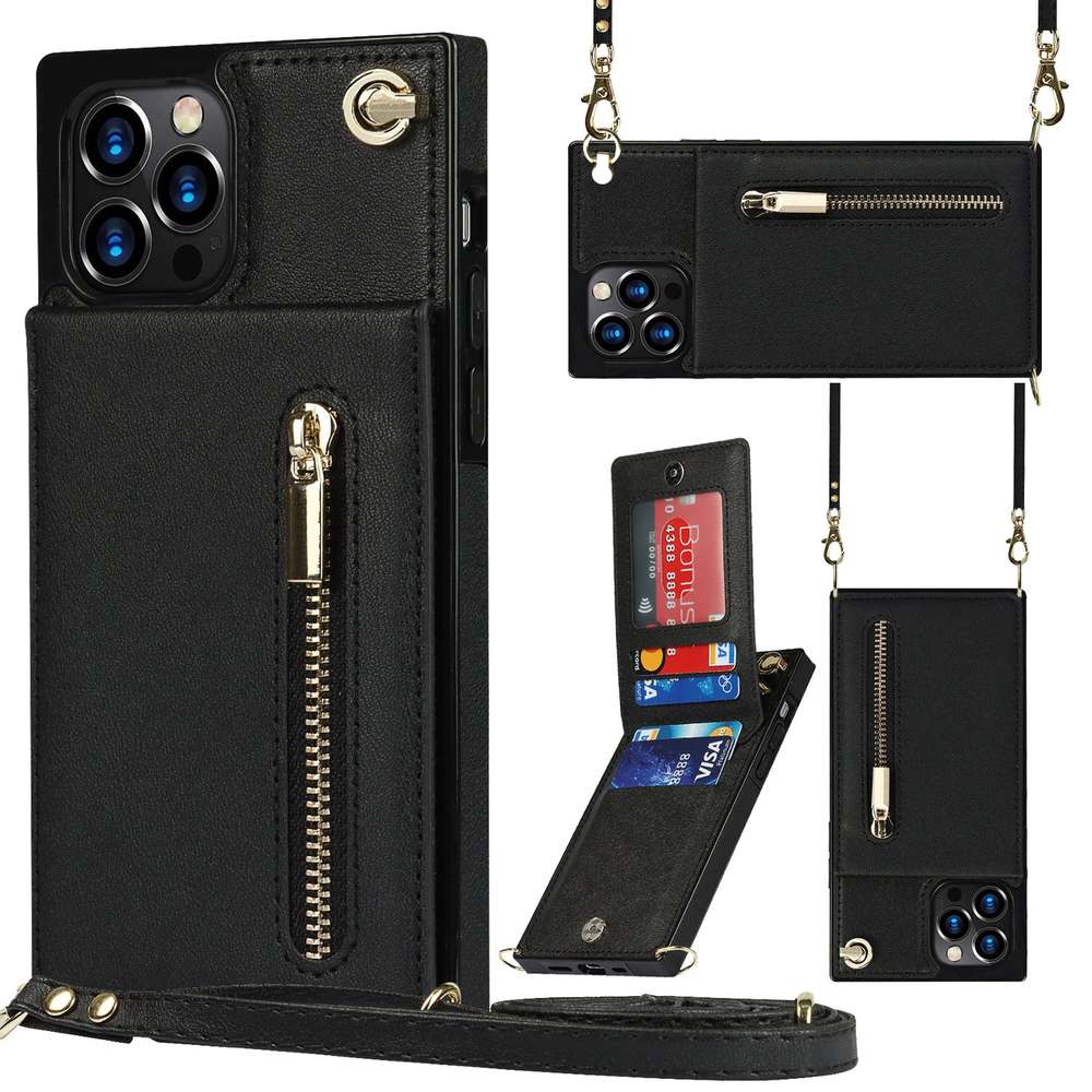 Mobile Phone Case Leather Messenger Protective Cover - Minihomy