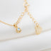 Golden Moon Moonstone Clavicle Necklace - Minihomy