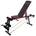 Home Gym Adjustable Weight Bench Barbell Lifting Workout Fitness Incline - Minihomy